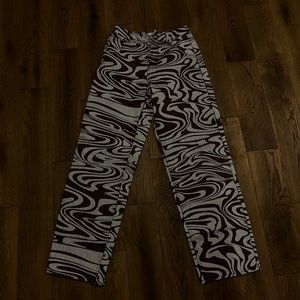 beginning boutique swirl jeans